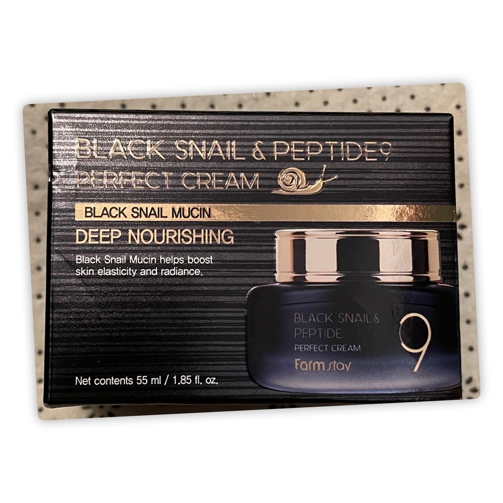Farmstay‎ Black Snail & Peptide9 Perfect Cream (Brightening), 55ml/1.85fl. oz.